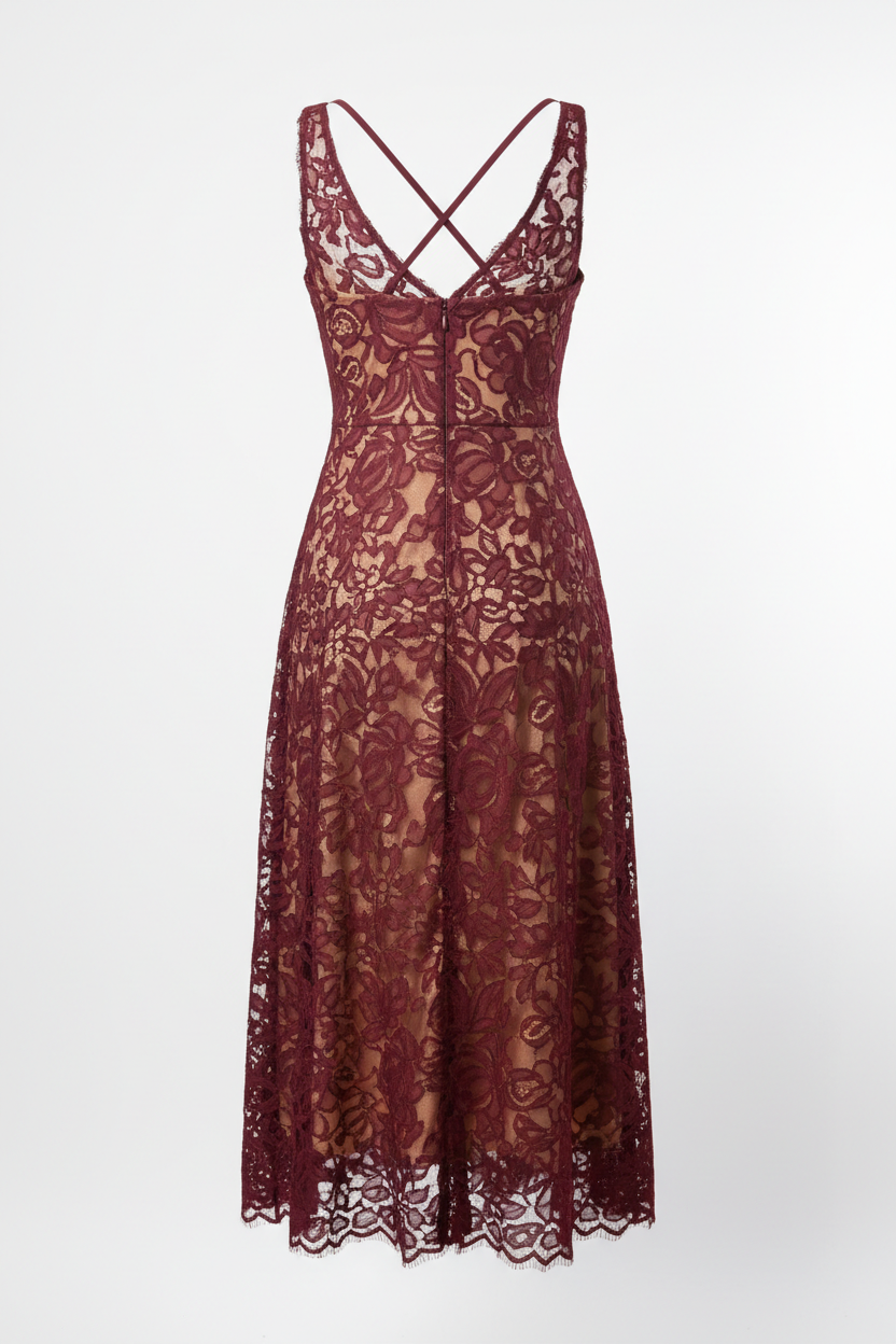 Back view - Burgundy
