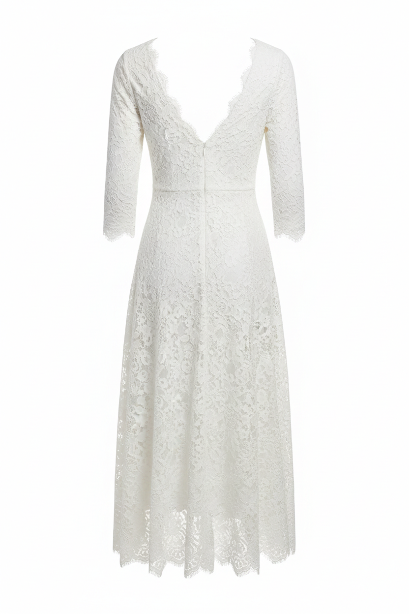 Back view - Ivory White
