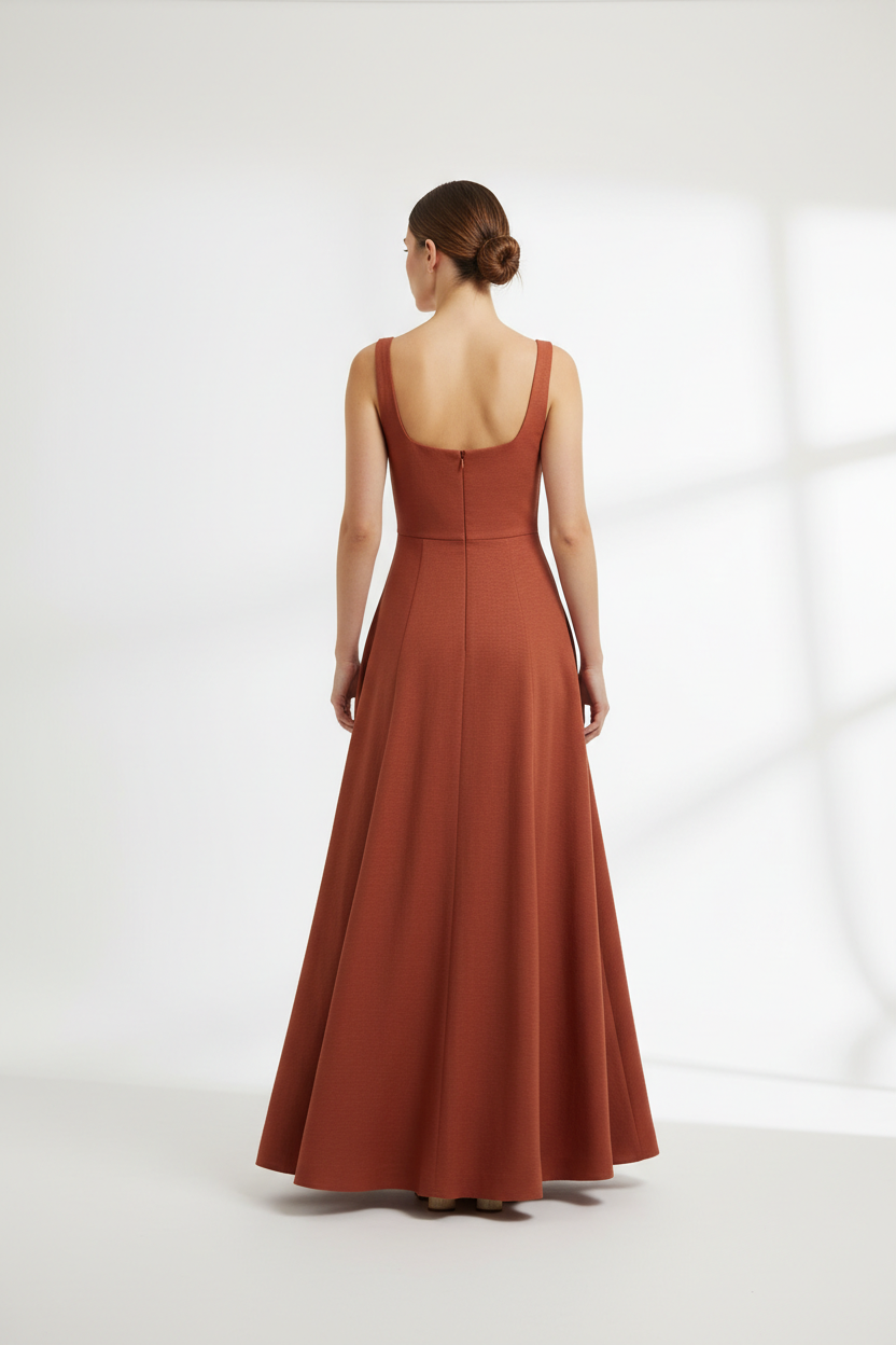 Back view - Terracotta Clay