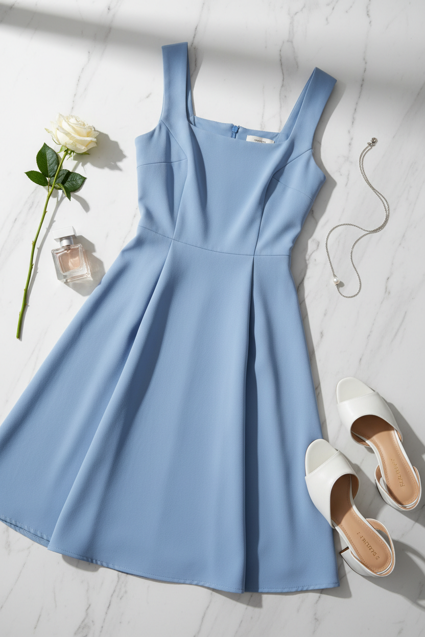 Flat lay - Powder Blue