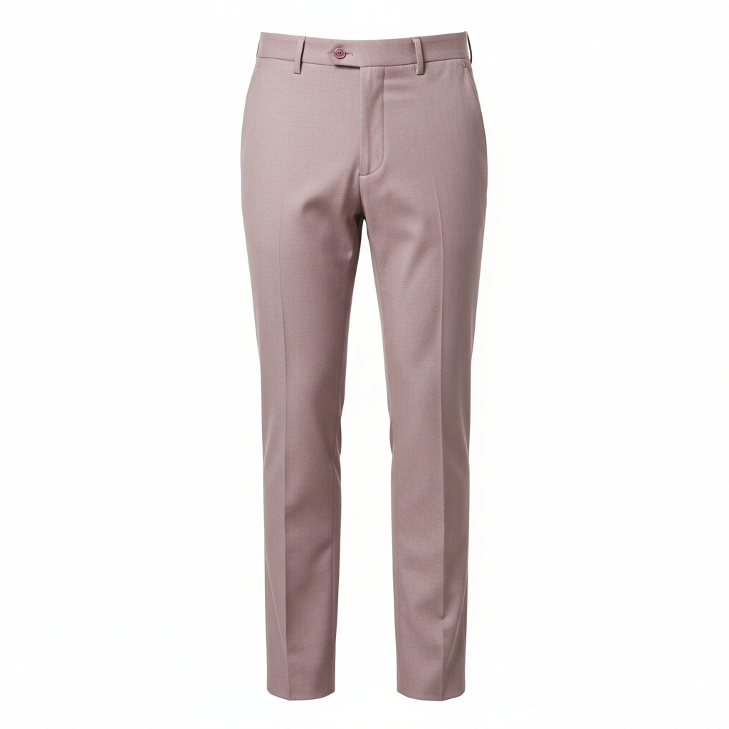 Tailored Casual Trousers in Rose Mauve – Hero
