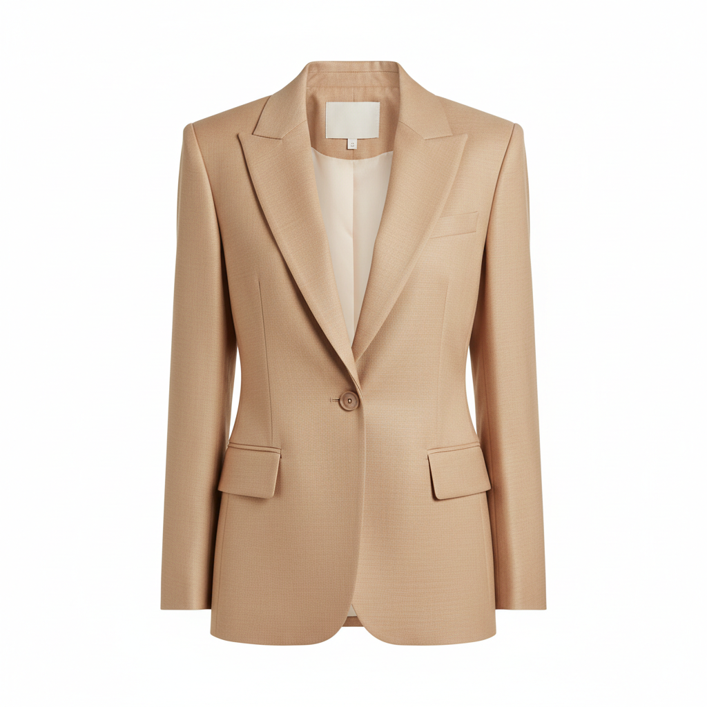 City Blazer Warm Beige – Hero