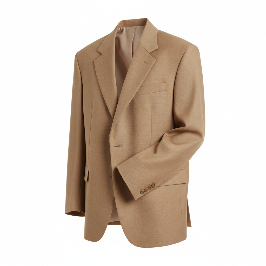 Modern Oversized Blazer – Sandstone Beige – Hero