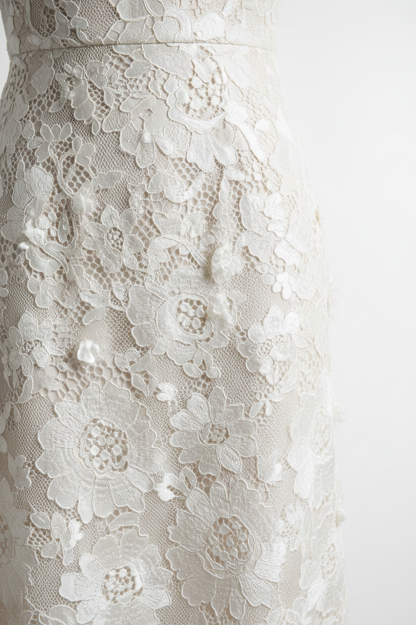 Lace detail close-up